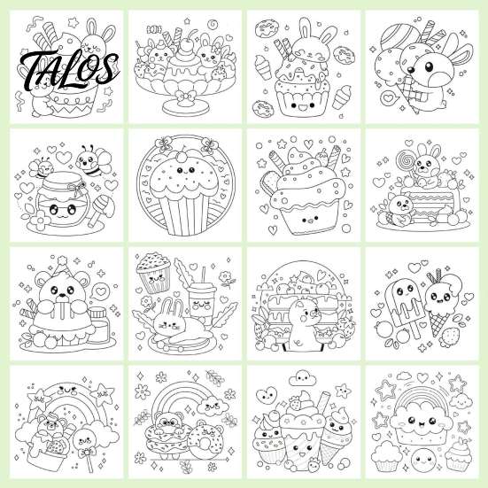 Fun Animal Pictures for Toddlers Children's Coloring Book, with Cute Theme, Thick Paper Sketchbook, Kids Art Supplies Drawing And Painting Supplies,