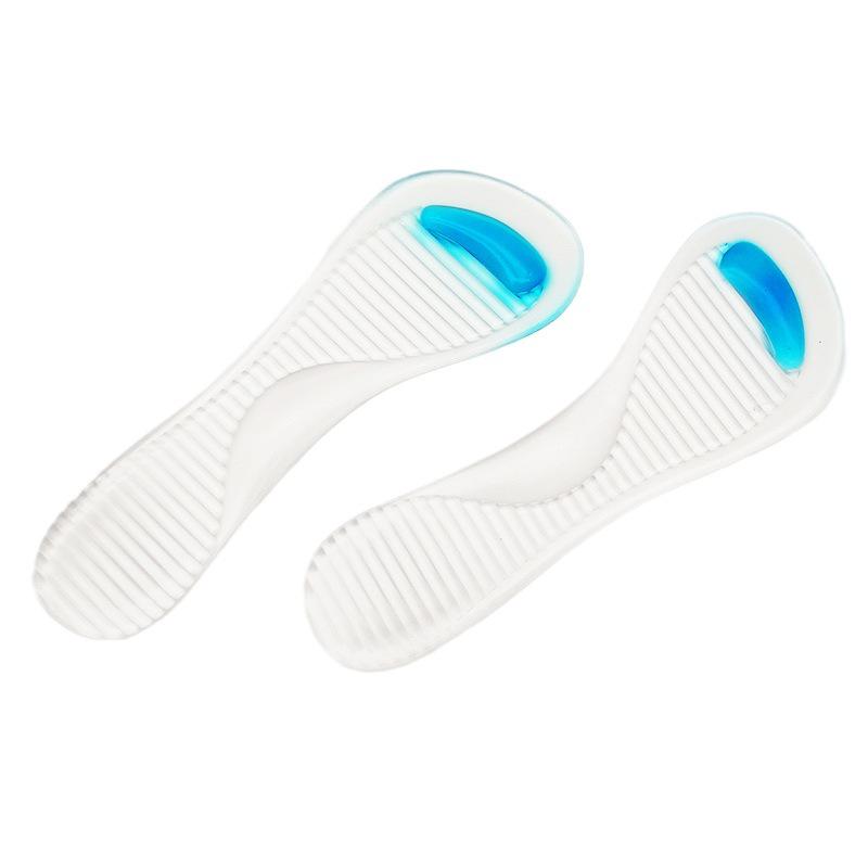 Women's 3/4 PU Silicone Arch Support Insoles: High Heel Shock Absorption & Massage Inserts