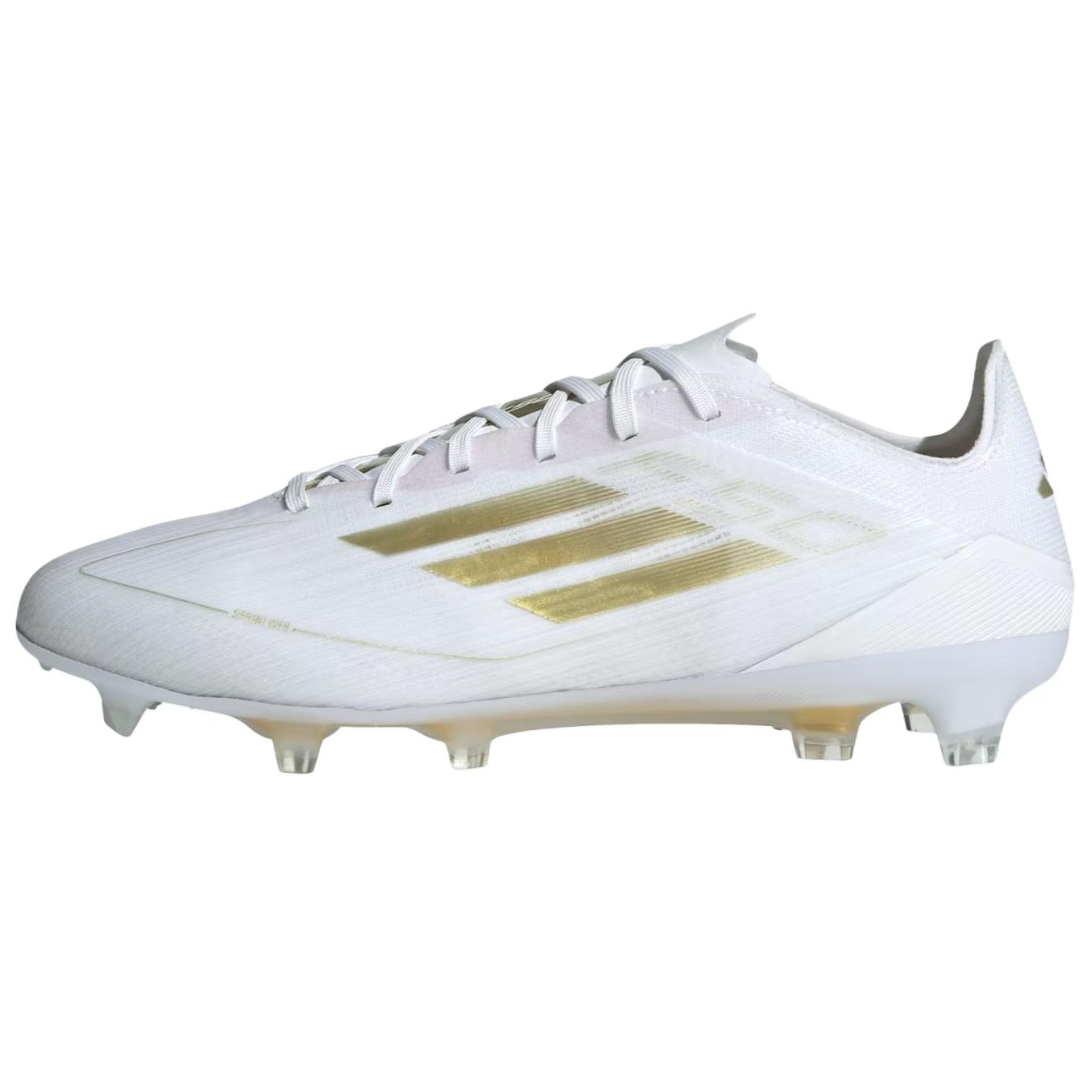 adidas F50 Pro FG Cloud White Gold Metallic Men Sneakers IE0598 46⅔