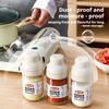 Multi Function Salt Shaker, 250ml Quantitative Dispenser with 3 Opening Modes, Dust Proof Spice Jar for Kitchen
