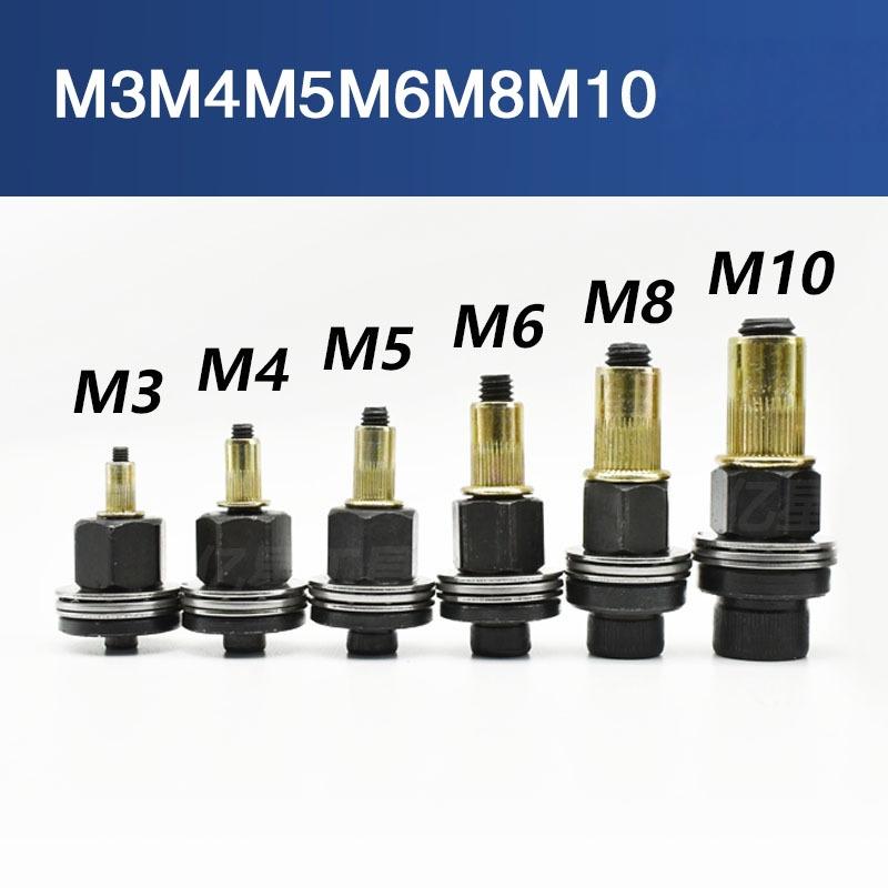 Dependable 1/3/4/6/7pcs Manual Riveter Tool Kit With M3-M12 Nuts for Secure and Strong Fastening