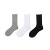 New Soild Colors Unisex Cotton Socks Harajuku Black White Skateboard Street Style Casual Fashion All-match Women Girls Socks
