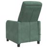 Massage Recliner Sea Green Velvet (V)