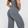 DFYNE Women's Seamless High-Waist Straight Leg Yoga Pants - Nude Feel, Butt-Lifting, Slimming, Loose Fit, Sports & Outdoor.