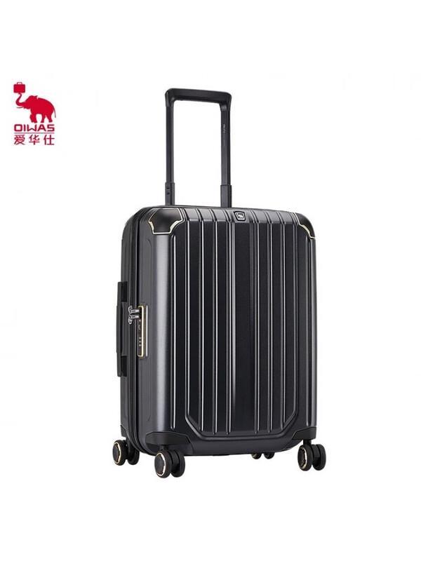 OIWAS Guardian Series 24-inch Checked Suitcase