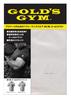 GOLD'S GYM EX Gold's Dry T-Shirt (G2261 Silhouette Joe) RY/M Size