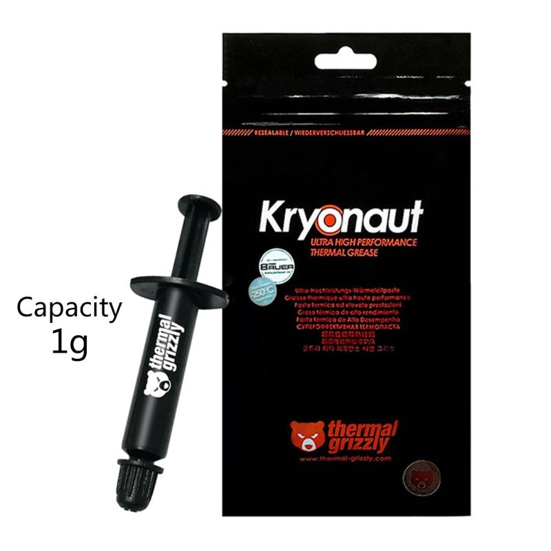 

Оригинальная смазка для охлаждения пасты Thermal Grizzly Kryonaut, радиатор 12,5 Вт/мк