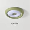 Modern Led Ceiling Light Green Surface Mounted Ceiling Lamp Bedroom Living Room Brightness Panel Light