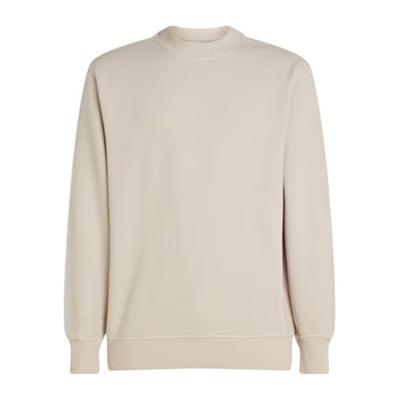 Mens Puff Print Cotton Blend Embellished Sweatshirt