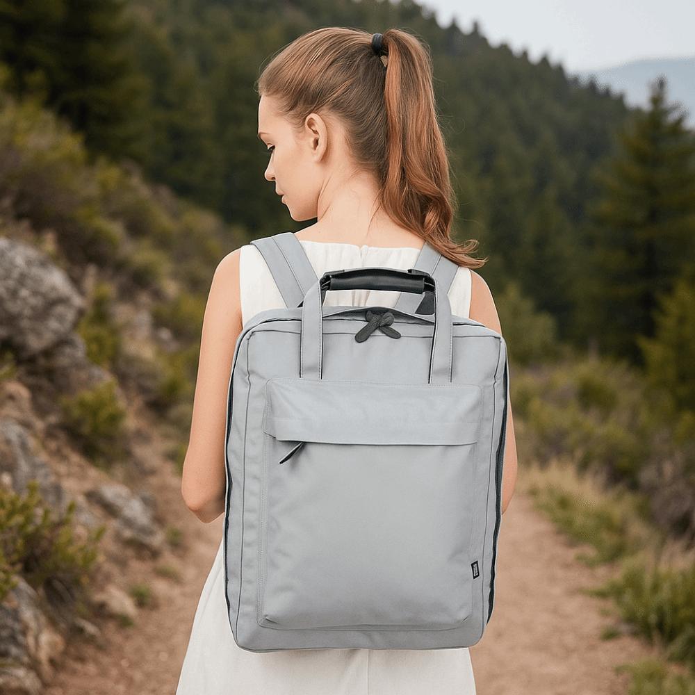 Large Capacity Business Laptop Backpack Nylon Student Backpack Portable Short Trip Bag School
