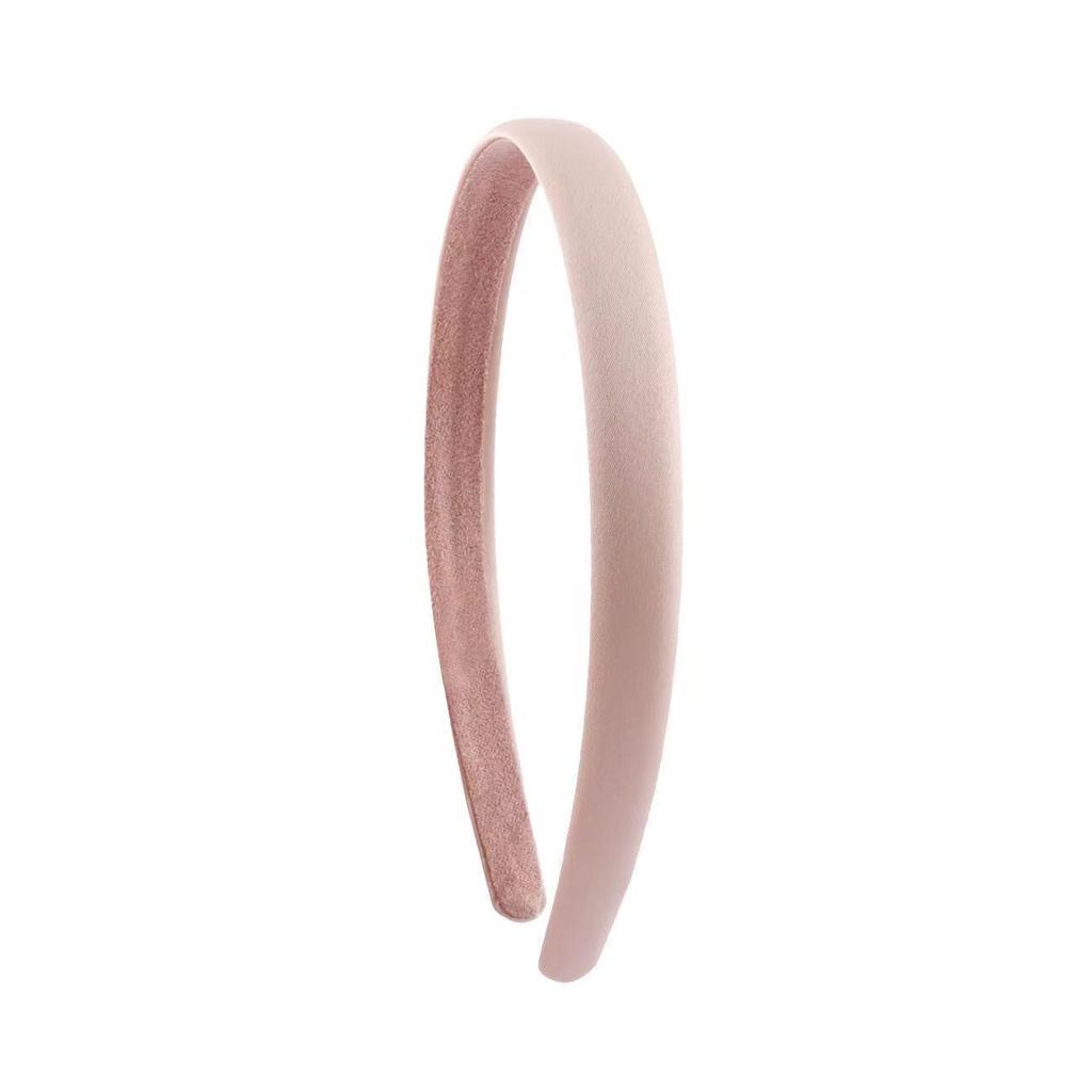Kids' Solid Color Wide Edge Headband – Handmade Fabric Base, Perfect for Summer DIY Accessories