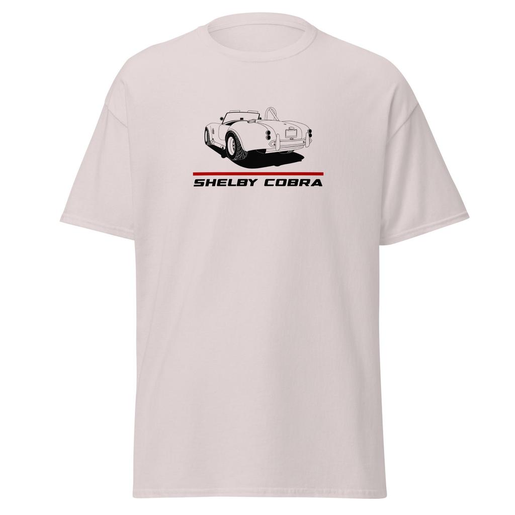 For Shelby Cobra Roadster Fans Classic V8 Track T-Shirt Birthday Gift Racing Tee