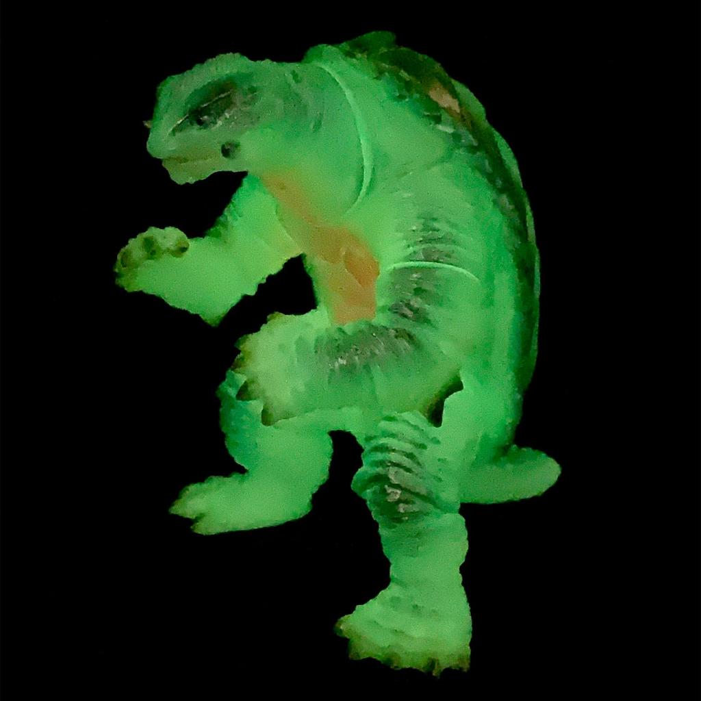 Character Content Production Series Gamera Gamera Luminous Green Approximately 130mm PVC Figure (Ccp) Medium-Size [6th Edition] (1996) Ver.
