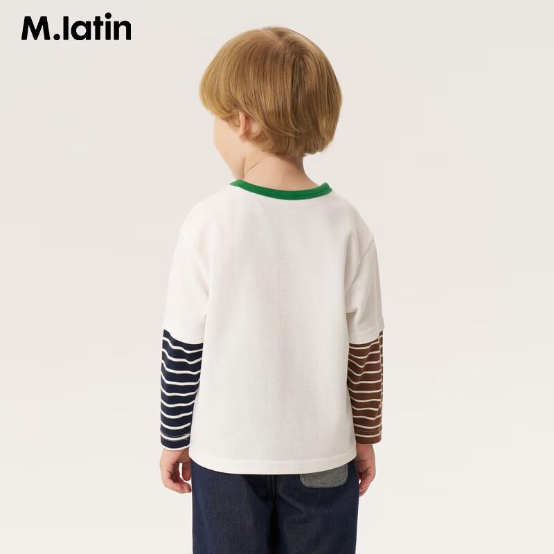 

M.Latin Boy s Faux Two-Piece Long-Sleeve T-Shirt 110CM