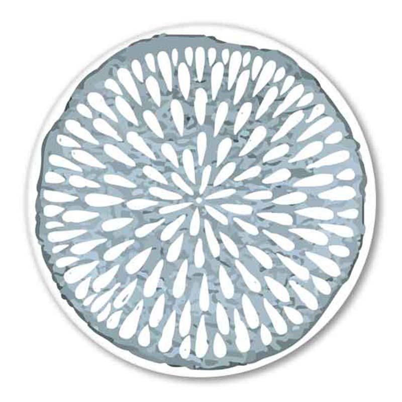 6Pcs/Set Coasters Heat Resistant Non-Slip Drink Cafe Decoration 2D Flat Coasters Anti-Scalding Insulation Pads