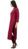 Bimba Women Full Sleeve Straight Kurta Ethnic Rayon Kurti Plain Long Tunic