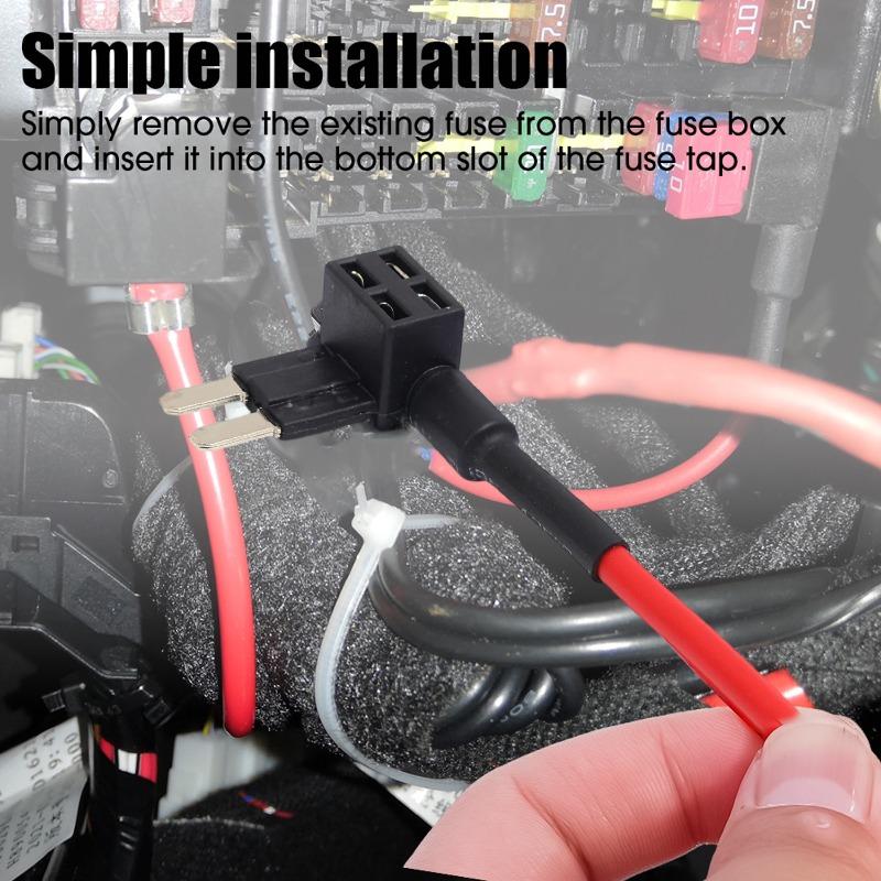 Mini Standard ATM Blade Fuse for Cars Vans 20-5pcs 32V MINI SMALL MEDIUM Size Car Fuse Holder Add-a-circuit TAP Adapter Micro