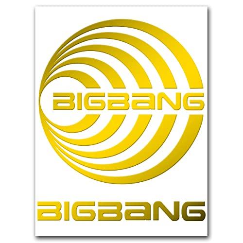 Cutting Sticker L "BIGBANG" Yen Gold 035G