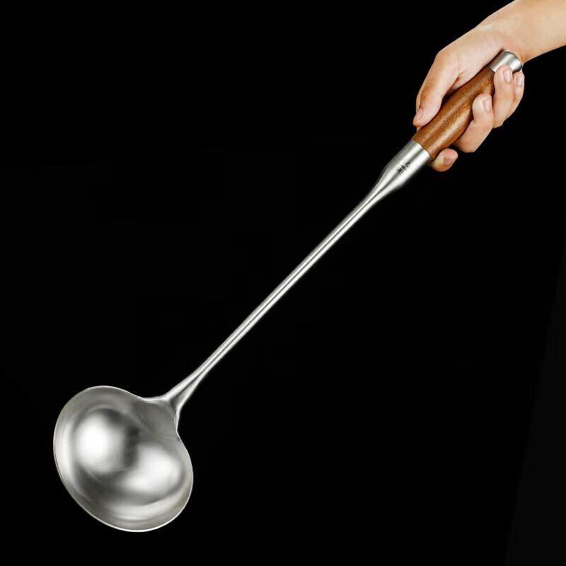 Huihuang Premium Rosewood Handle Stainless Steel Wok Spatula