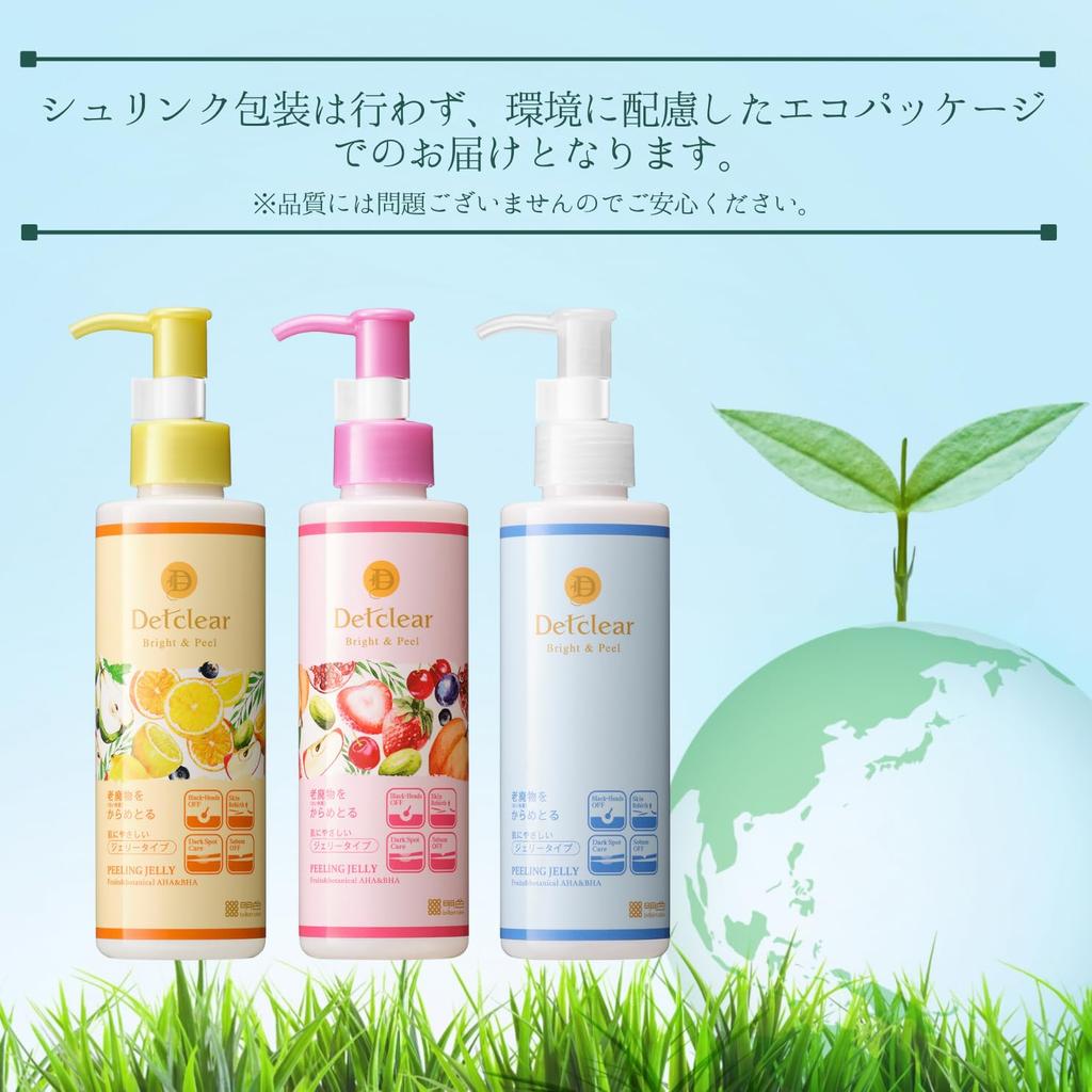 DET Clear Bright Peel Peeling Jelly Fruit 180mL Made In Japan & <Mixed Scent> (Exfoliation/Pore Care)