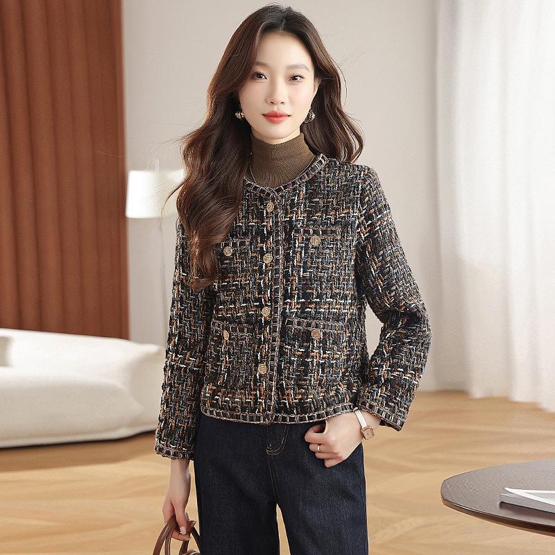 2026 New Arrival Petite French Style Women's Tweed Jacket – Autumn Winter Edition