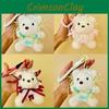 Bow Lace Cute Decoration Cartoon Plush Bear Doll Pendant Children Toy Gift For