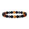 Facted Obsidian Hematite Tiger Eye Bracelets for Magnetic Health Protection Soul Jewelry Nature Stone Beads Bracelet Men Pulsera