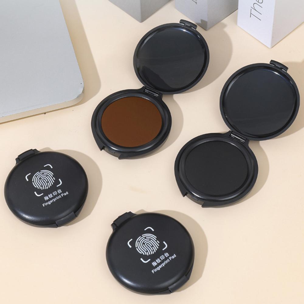 Professional Fingerprint Ink Pad for Office Supplies, Instant Dry, Smudge-Proof
