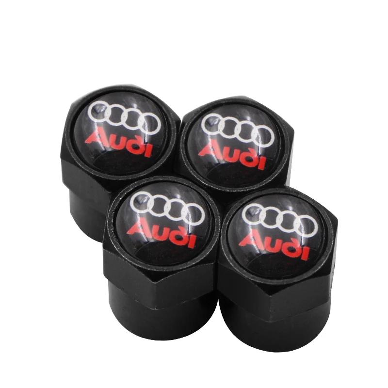 4 PCS Car Tire Wheel Valve Stem Caps protection cover car accessories For 7a a3 a4 a5 a6 a7 a8 b5 b6 b7 b8 c7 c8 8v 8pa7
