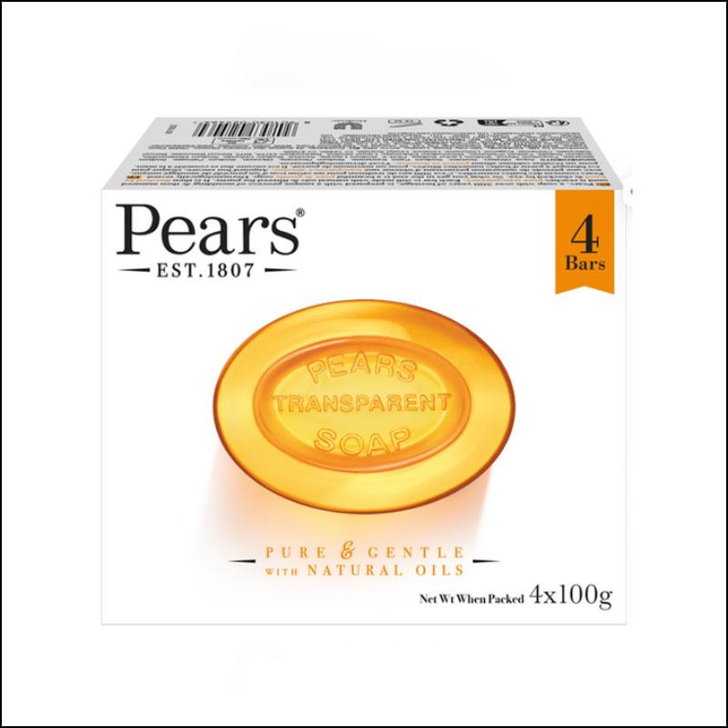 

Pears Pure and Gentle with Natural Oil Soap (100g*4p)