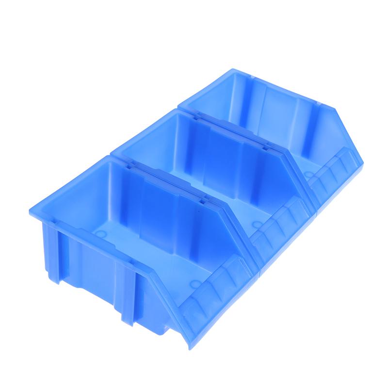 1/2/3Pcs Plastic Stackable Storage Bins Screw Storage Boxes Stackable Bin Parts Storage Organizer Garage Storage Bins