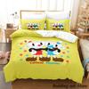 Game Cuphead Mugman 3D Bedding Set Cartoon Anime Duvet Cover Kawaii for Adult Kid Bedroom