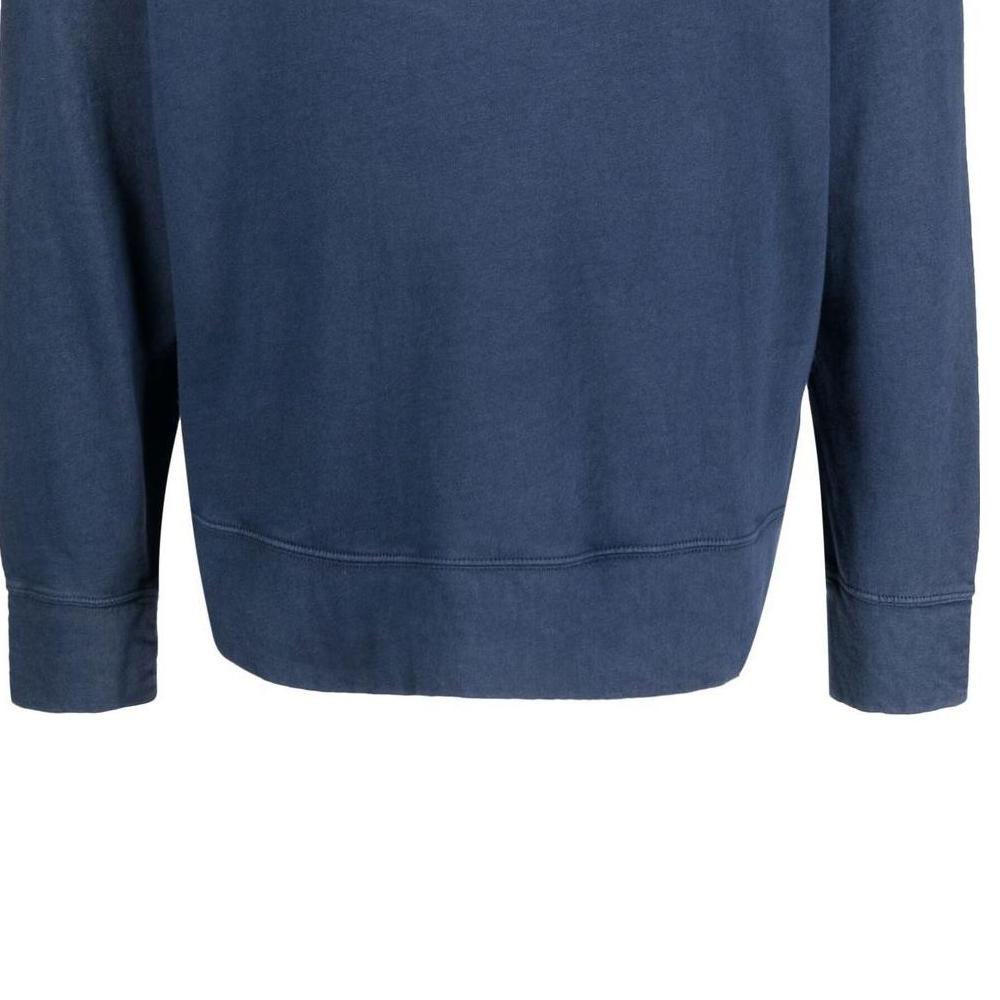 Polo Ralph Lauren Ss23 Solid Color Logo Embroidered Long Sleeve Sweater Men Sweater Blue 710899996-001