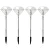 LED Solar Lights Outdoor Rainproof Landscape Street Lamp for Garden Lawn Yard Decoration