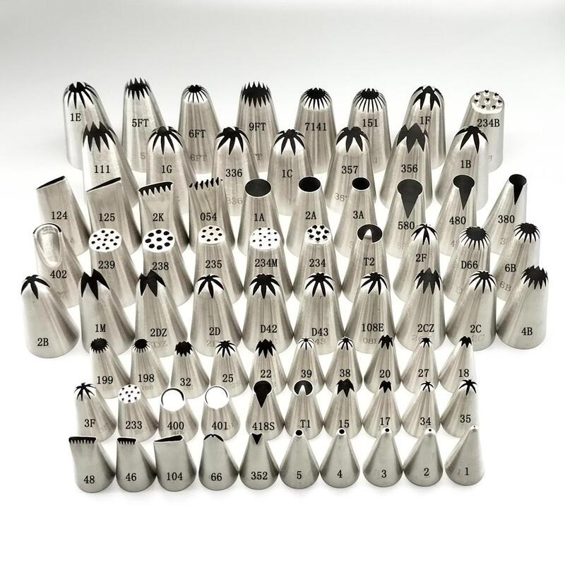 

75-Piece Professional Cake Decorating Tip Set