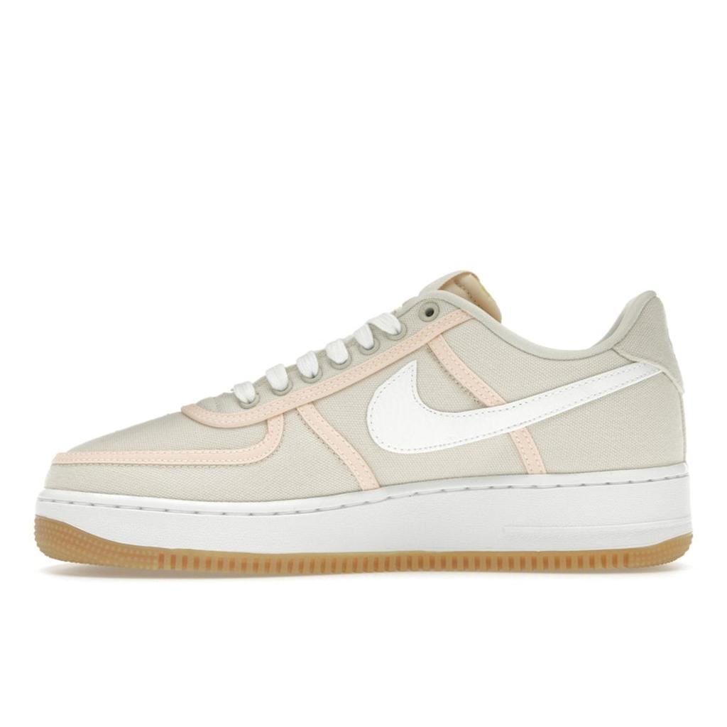 Nike Air Force 1 07 Low Premium Light Cream Gum Unisex Sneakers White Crimson-Tint CI9349-200