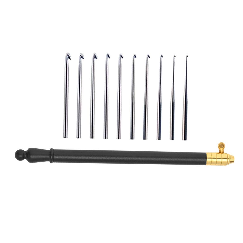 Interchangeable Crochet Hooks, Durable Embroidery Kit, Beginner Metal Mesh, DIY