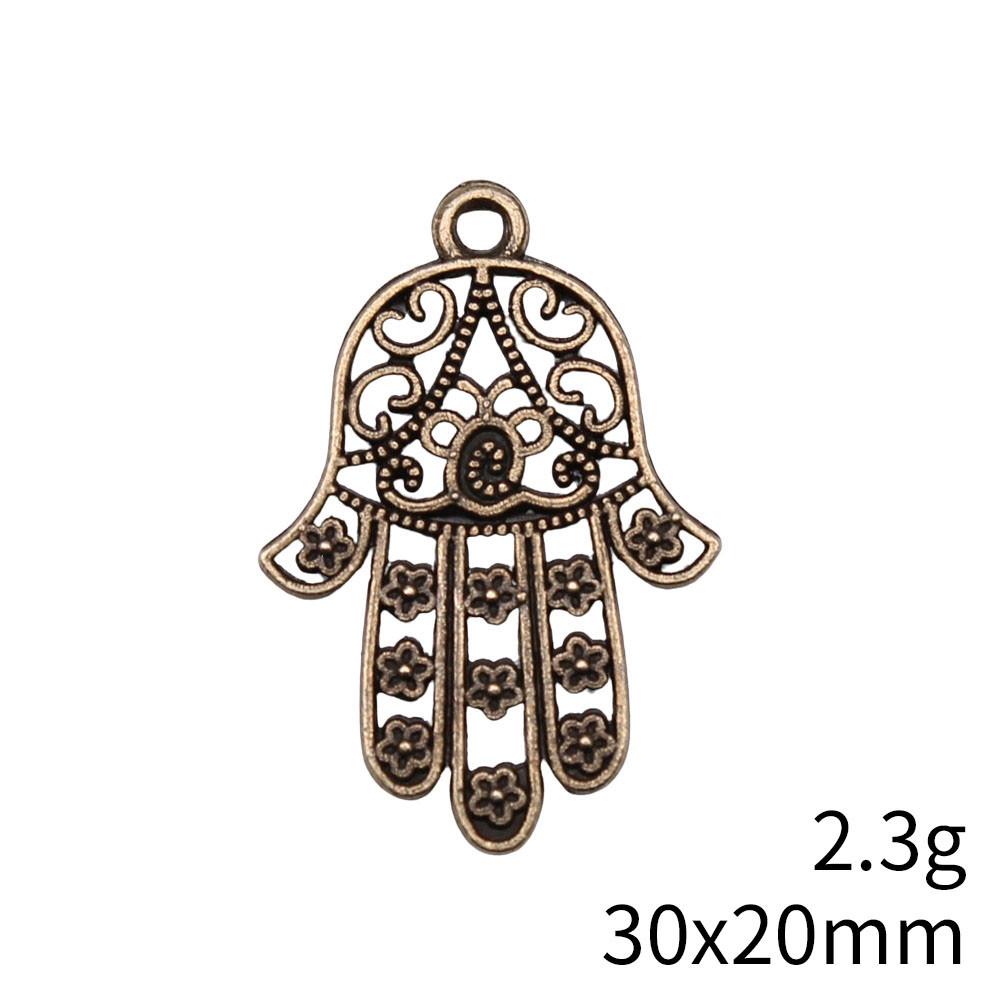 NewArrivals Charms For Necklace Hamsa Hand Talisman Amulet Charms Pendant Biz Phone Pendant