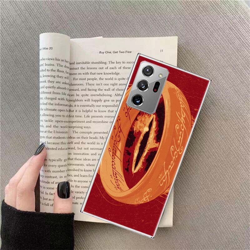 The L-Lord of the R-Rings Phone Case For Samsung Galaxy S25 Edge S24 S23 FE S22 S26 Ultra S21 S20 S10 Plus Capa Soft