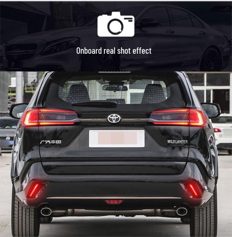 Sequential LED Turn Signals & Rear Fog Lights for 2020-2024 Toyota RAV4 Bumper Reflectors