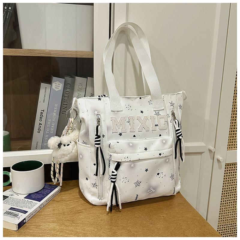 School Bag Women's New Japanese Ins High Value, Fresh and Sweet Star Makeup Bag, Light and Largecapacity Backpack