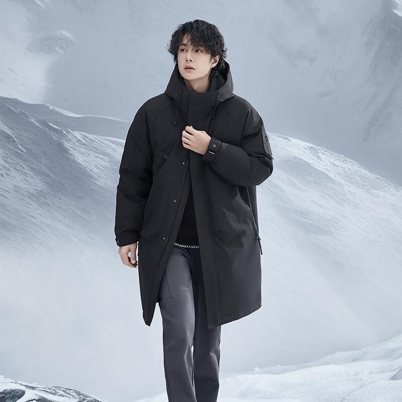YAYA Unisex Mid-Length Casual Warm Down Jacket YE5B012237P