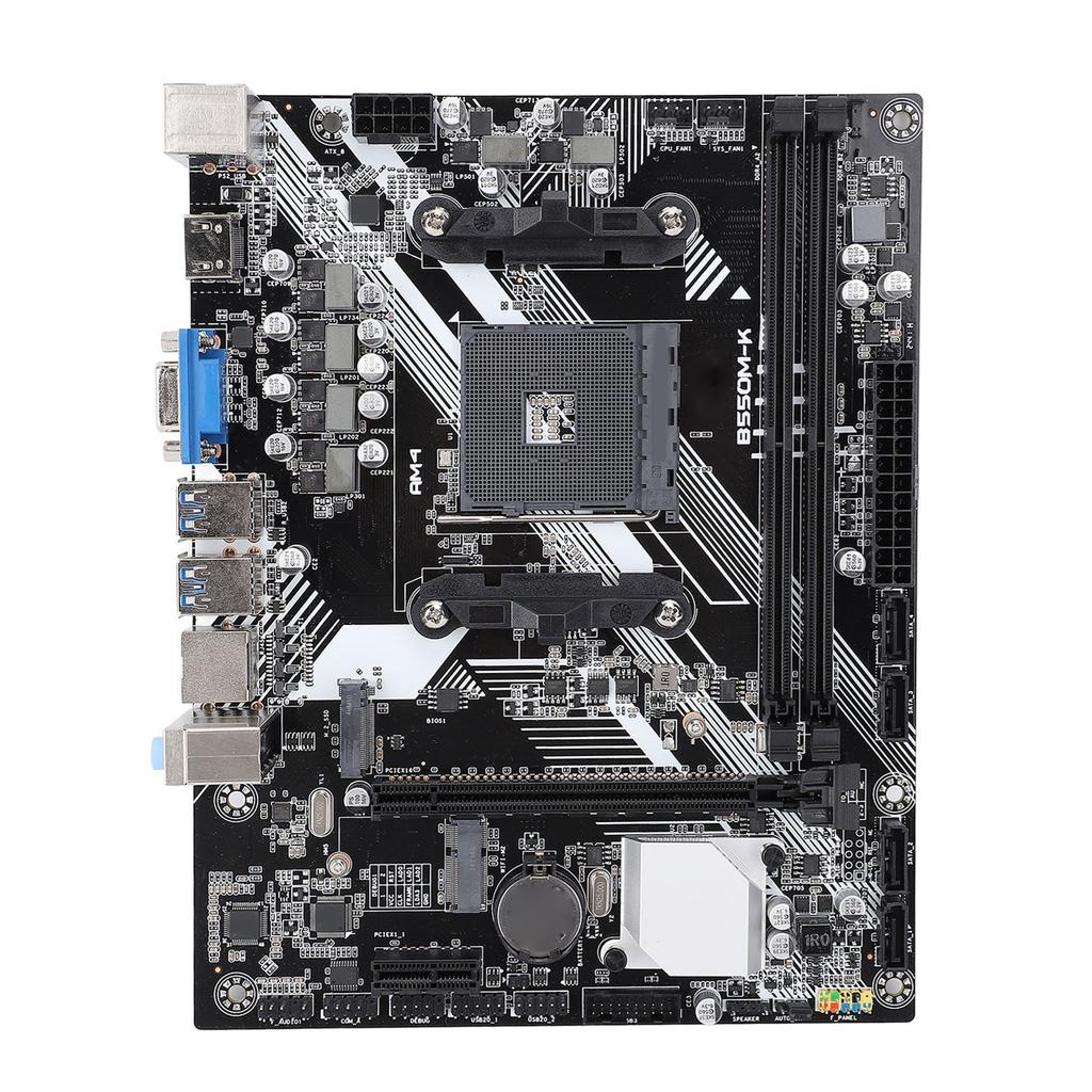B550M K Motherboard M ATX DDR4 Maximum 64GB NVME M.2 PCIe 3.0 SerialATA 3.0 USB 3.0 HD VGA Compatible Gaming Motherboard