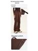 Versatile Water-Repellent Outdoor Workwear: Durable Plus Velvet Warm Sports Casual Long Pants for Autumn and Winter