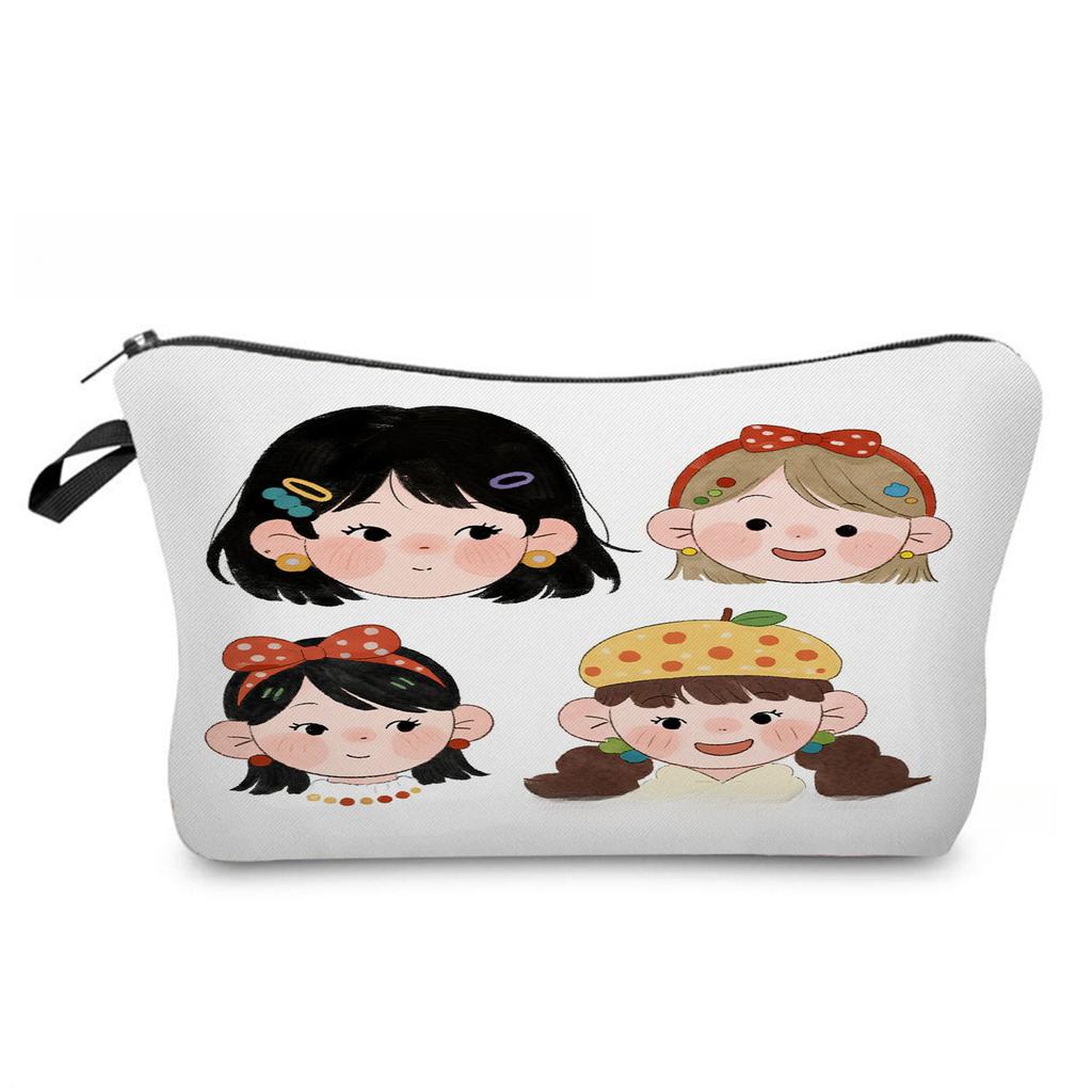 Women Avatar Print Cosmetic Bag Toiletries Organize Travel Storage Case 6884