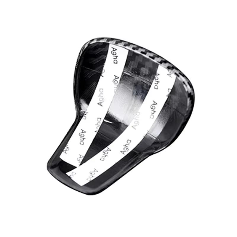 Carbon Fiber Car Gear Head Shift Knob Handle Cover Trim Sticker For VW Golf Polo GTI Tiguan R-Line Passat Santana Variant Jetta BH4