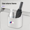 AAAOT1 For BMW M M3 M5 E36 E39 E46 E60 E90 E91 E92 F15 F30 X1X3 X5 Leather Car Storage Box Portable Door Hanging Bin,Backrest Trash can