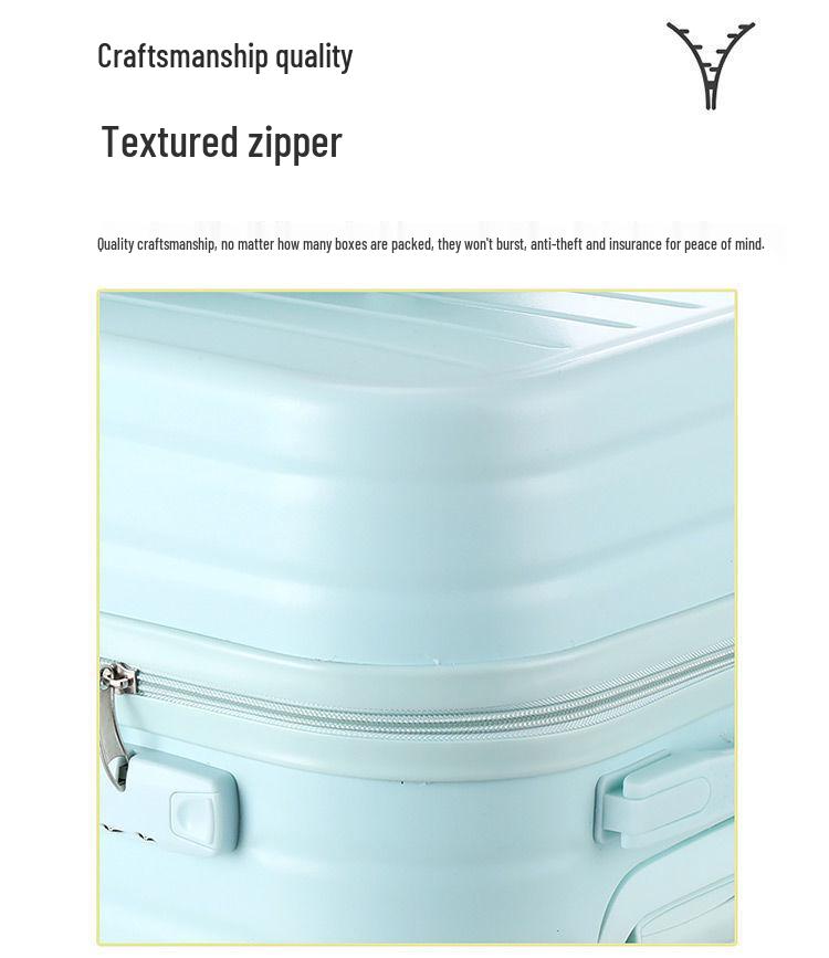 Compact High-Capacity Suitcase with Combination Lock for Men and Women