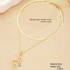 Stainless Steel Animal Pendant Retro-style Necklace, Personalized Minimalist Snake-shaped Pendant Snake Bone Chain Necklace