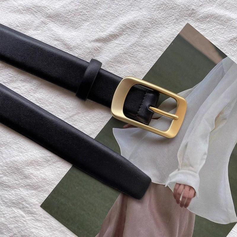 Trendy Pu Brown Waist Belt For Women With Elegant Vintage Butterfly Round Style Buckle